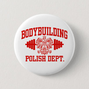 Polnische Bodybuilding Button