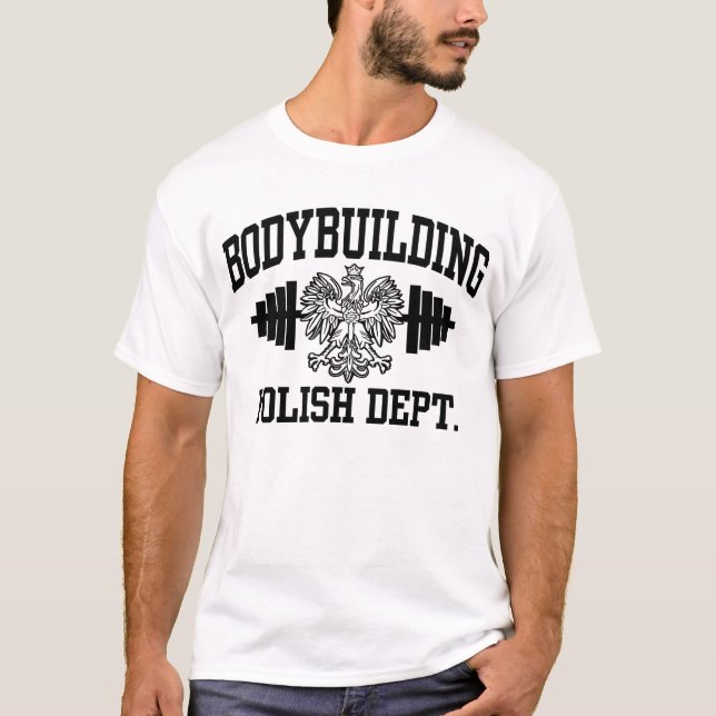 Polnische Bodybuilding T-Shirt (Vorderseite)