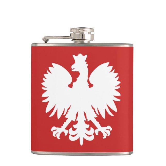Polnische Eagle-Flasche Flachmann (Vorderseite)
