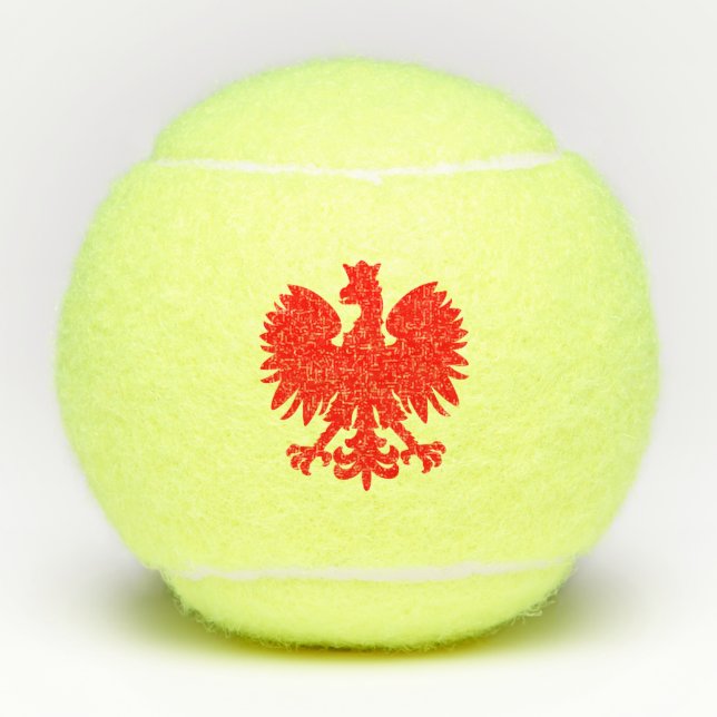 Polnische Eagle-Tennisbälle Tennisbälle (Vorderseite)