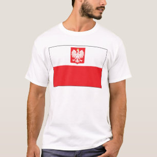 Polnische Falke-Flagge T-Shirt