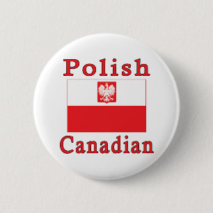Polnische Falkenflagge Button