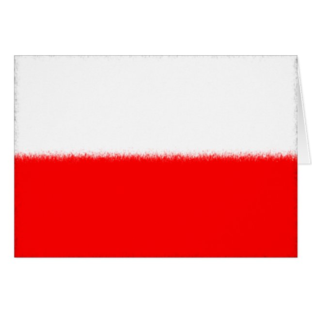 Polnische Flagge (Vorderseite (Horizontal))