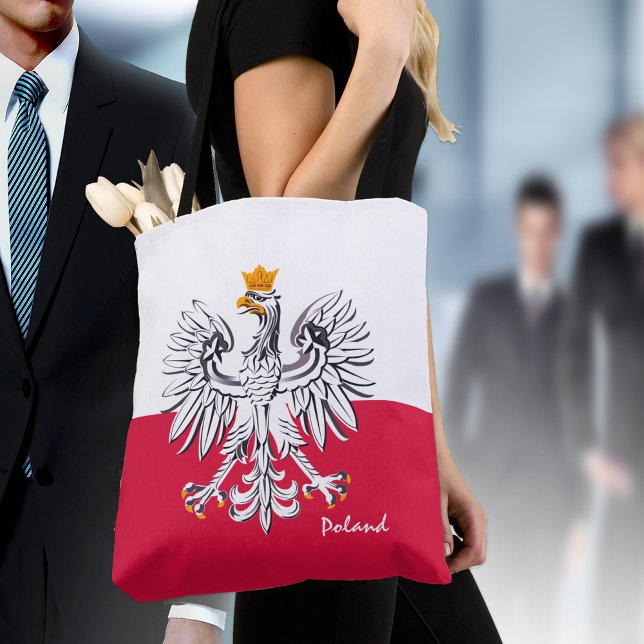 Polnische Flagge & Adler, polnische Mode/Sportfans Tasche (Von Creator hochgeladen)