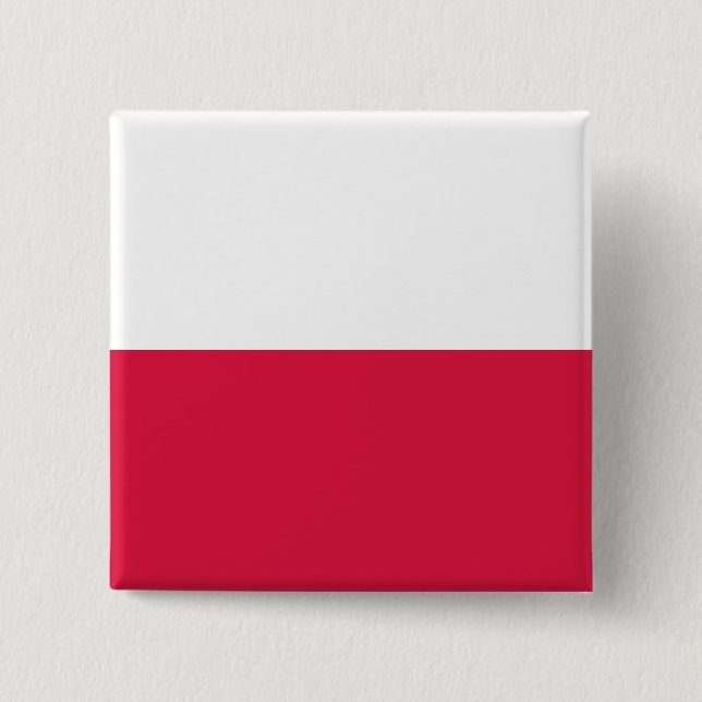 polnische Flagge Button (Vorderseite)