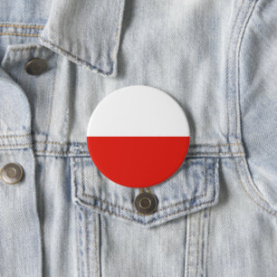 Polnische Flagge Button