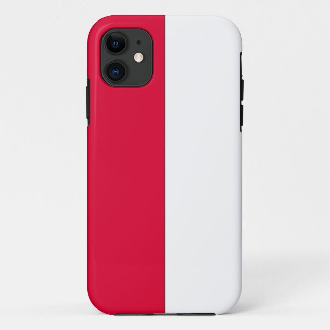 polnische Flagge Case-Mate iPhone Hülle (Rückseite)