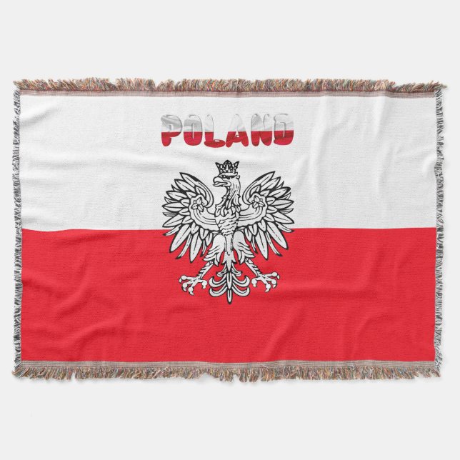 Polnische Flagge Decke (Vorderseite)