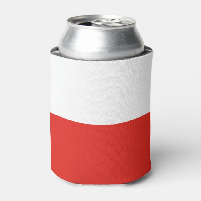 Polnische Flagge Dosenkühler (Kanne Vorderseite)