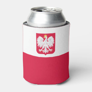 Polnische Flagge Dosenkühler