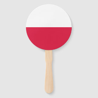 Polnische Flagge Fächer