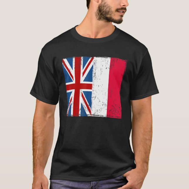 Polnische Flagge & Flagge mit EU-Flagge & Polska I T-Shirt (Vorderseite)