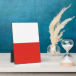 Polnische Flagge Fotoplatte<br><div class="desc">Ein ideales Geschenk für alle,  die Patrioten ihres Landes sind!</div>