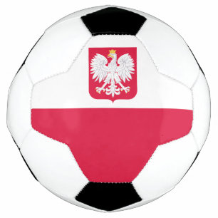 Polnische Flagge Fußball