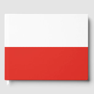 Polnische Flagge Gästebuch