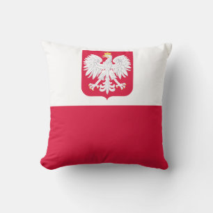 Polnische Flagge Kissen