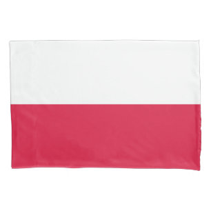Polnische Flagge Kissenbezug