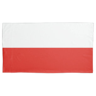 Polnische Flagge Kissenbezug