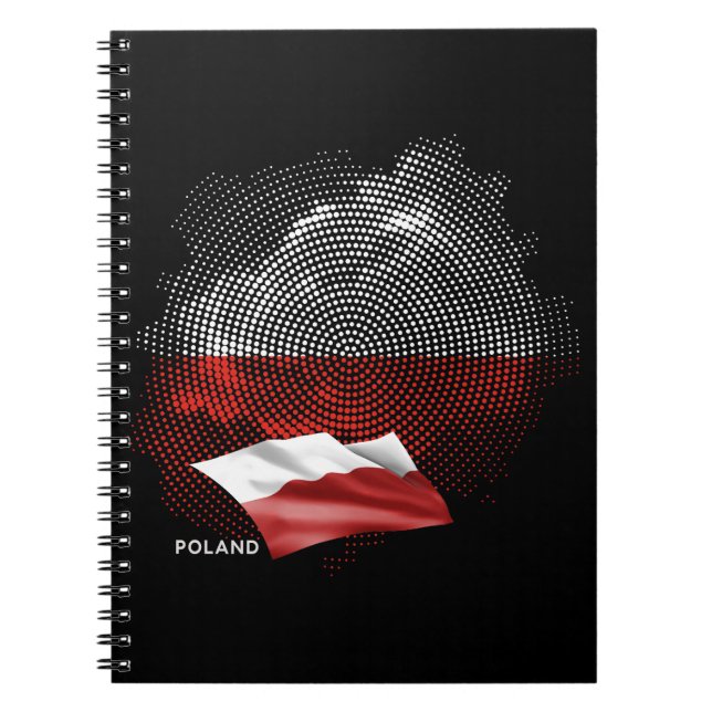 Polnische Flagge Notizblock (Vorderseite)