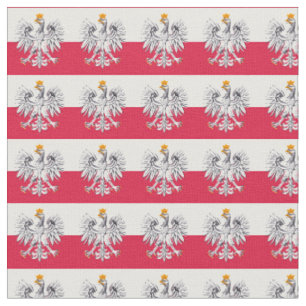 Polnische Flagge & Polen Adler, Trendy Fabric /mod Stoff