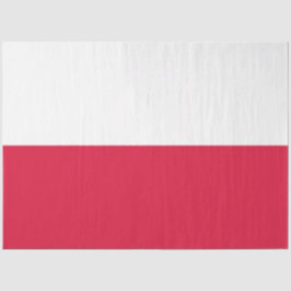Polnische Flagge (Polen) Gewebepapier Seidenpapier