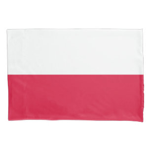 Polnische Flagge (Polen) Kissenbezug