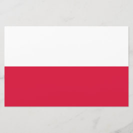 Polnische Flagge (Polen) Papier