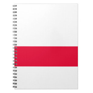 Polnische Flagge - Rzeczpospolita Polska Notizblock