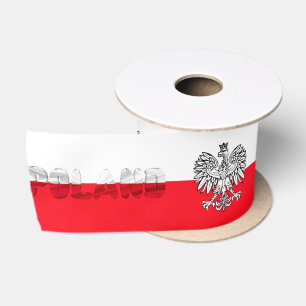 polnische Flagge Satinband