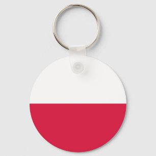 Polnische Flagge Schlüsselanhänger