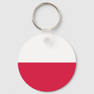Polnische Flagge Schlüsselanhänger