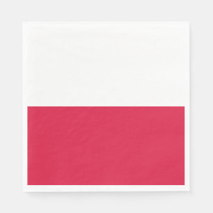 Polnische Flagge Serviette