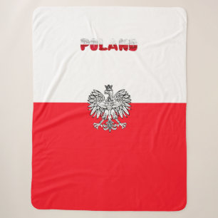 Polnische Flagge Sherpadecke