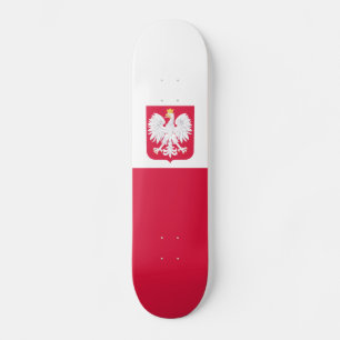 Polnische Flagge Skateboard