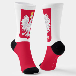 Polnische Flagge Socken