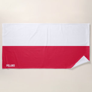 Polnische Flagge Splendid Patriotic Strandtuch
