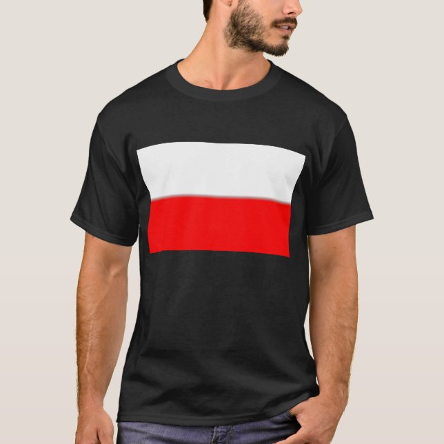 Polnische Flagge T-Shirt (Vorderseite)