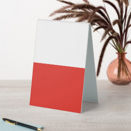 Polnische Flagge Tischaufsteller