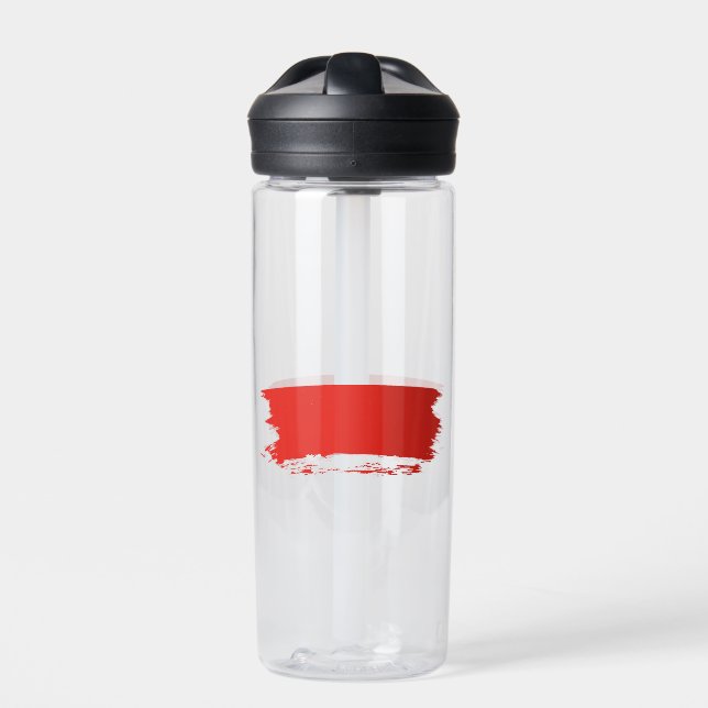 Polnische Flagge Trinkflasche (Vorderseite)