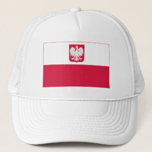 Polnische Flagge Truckerkappe