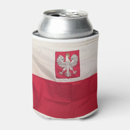POLNISCHE FLAGGE UND EDELKANK DOSENKÜHLER