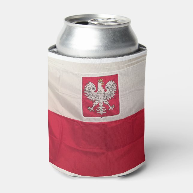 POLNISCHE FLAGGE UND EDELKANK DOSENKÜHLER (Kanne Vorderseite)