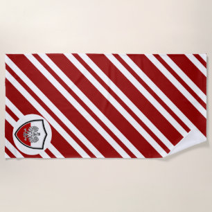 Polnische Flagge Wappen Handtuch