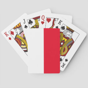Polnische Flaggenspielkarten Spielkarten