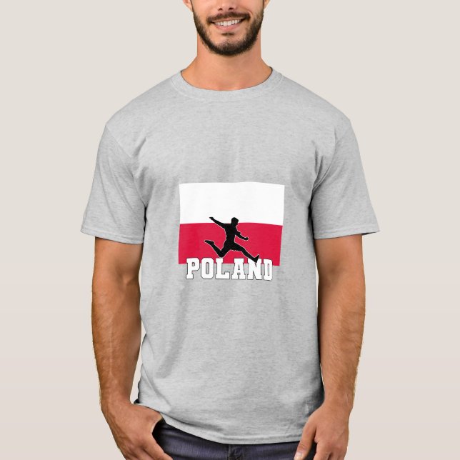 Polnische Fußballnationalmannschaft T-Shirt (Vorderseite)