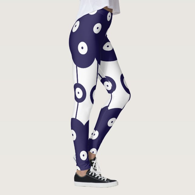Polnische Gestaltung traditioneller Keramiken Leggings (Rechts)