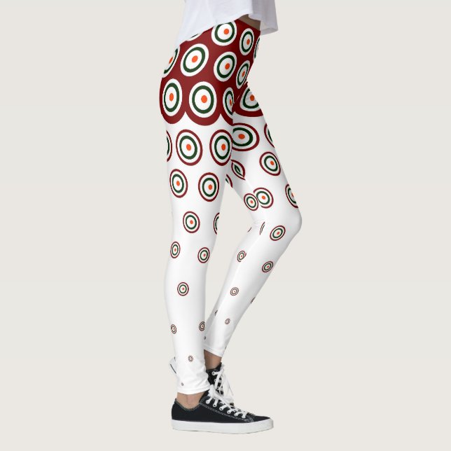 Polnische Gestaltung traditioneller Keramiken Leggings (Rechts)