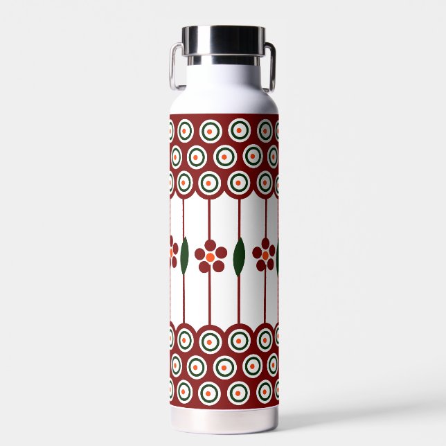 Polnische Gestaltung traditioneller Keramiken Trinkflasche (Vorne)