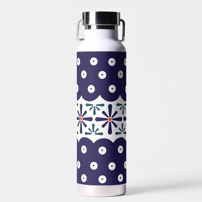 Polnische Gestaltung traditioneller Keramiken Trinkflasche (Vorne)