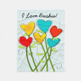 Polnische Großmutter Bushia Fleece-Decke Fleecedecke